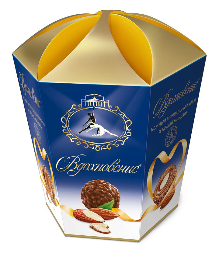 Вдохновение» с миндальным кремом и цельным миндалем